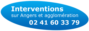 Interventions sur Angers et alentours